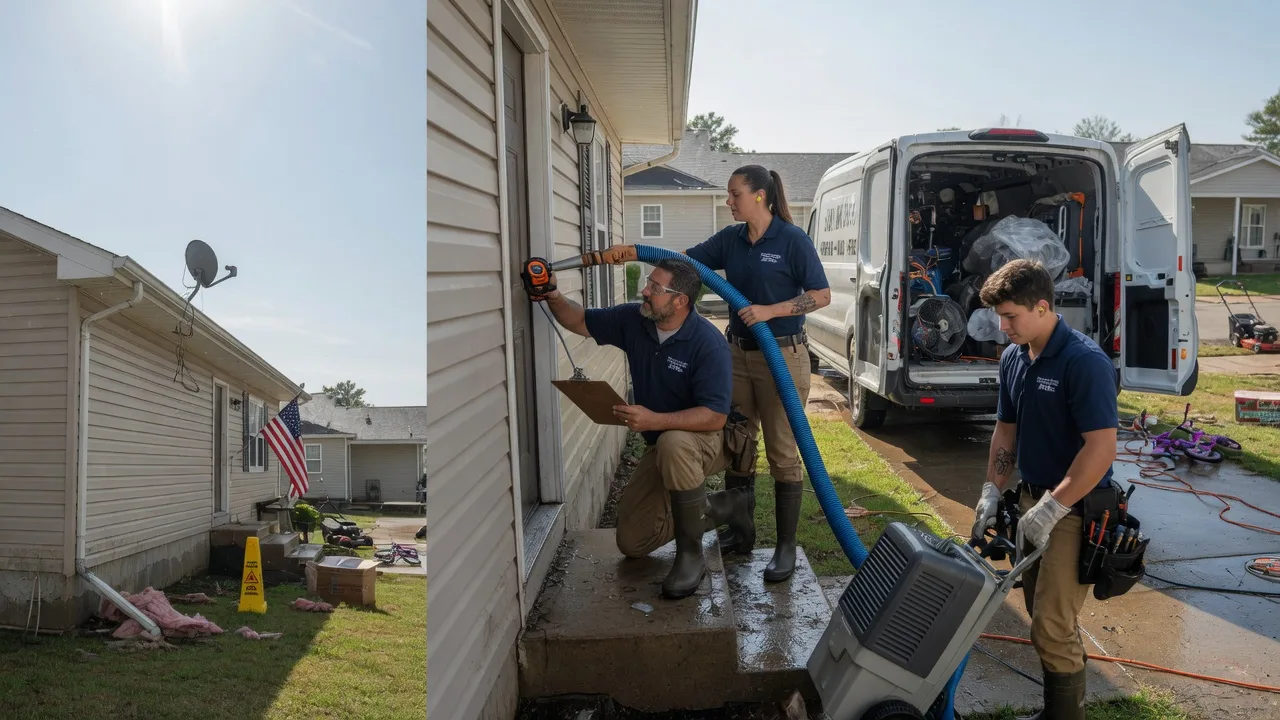 Ceiling Water Damage Restoration in Waite Park, MN near me